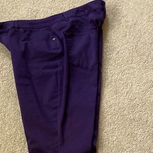 Coldwater Creek Size 10P Eggplant Jeans
